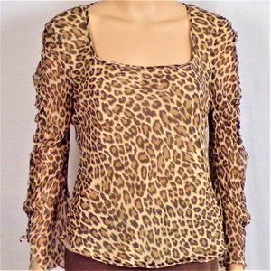 W.D.N.Y. size L silk long-sleeve pullover